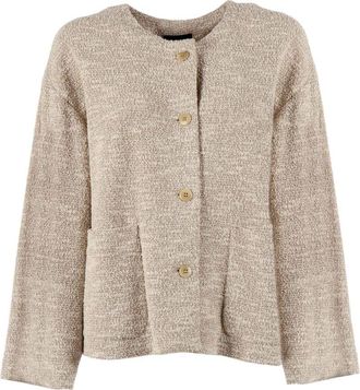 Emporio Armani Womens Jackets Beige