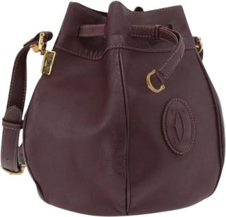 Cartier Pre-owned Bucket Bags, female, Red, Size: ONE SIZE Pre-owned Shoulder Bag