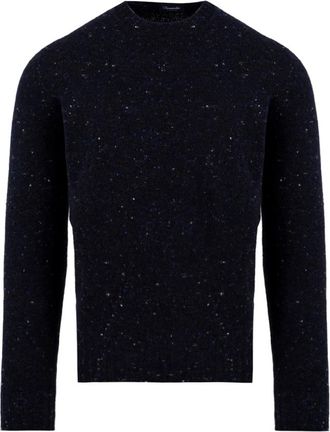 Drumohr Truien & Vesten, Heren, Blauw, XL, Wol, Trui met ronde hals