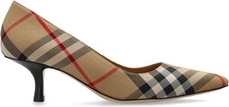 Burberry Schoenen, Dames, Bruin, 37 1/2 EU, Leer, Dameschoenen met hak