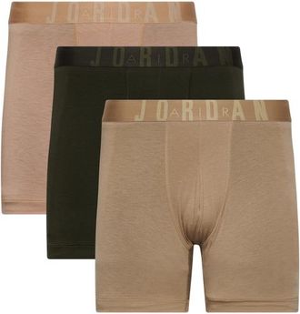 Nike Jordan Mens Flight Modal 3 Pack Boxer Briefs - Hemp Size XL