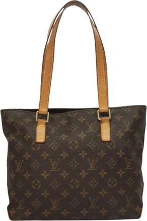 Louis Vuitton Piano Brown Canvas Tote Bag (Pre-Owned)
