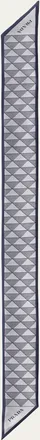 Prada Triangle-Print Silk Twill Skinny Scarf