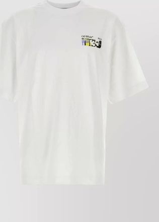Off-white cotton t-shirt