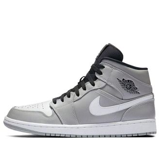 Nike Jordan Air Jordan 1 Mid Wolf Grey Black White 554724-046