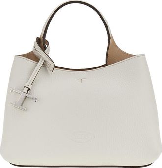 Tod's Grained leather micro shopping bag Woman One Size