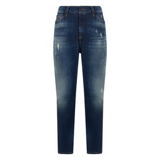 Diesel Slim-fit Jeans, female, Blue, Size: W25 Slim High-Waisted Jeans
