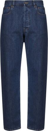 Valentino Jeans, Heren, Blauw, W34, Denim, Straight Jeans