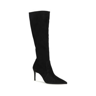 Stuart Weitzman Womens Black Calf Leather Bos Taurus Boots