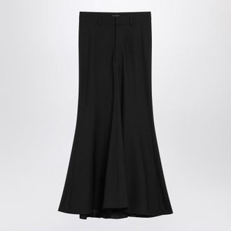 Balenciaga Zwarte Lange Wolrok