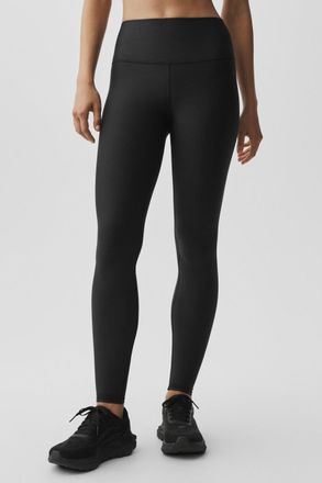 Alo | Airlift Winter Warm High-Waist Legging in Black, Size: XS