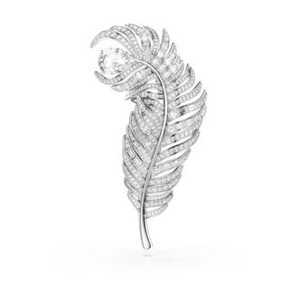 Swarovski Accessoires, Dames, Grijs, ONE Size, Vienna Broche
