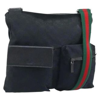 Gucci Borsa a spalla vintage in tela Pre-owned - - Pre-owned - Donna - Nero - ONE SIZE