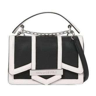 Karl Lagerfeld Handbags, female, Black, Size: ONE SIZE Shoulder Bag Essentials A4W30277 Black