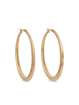 Sidney Garber 18K yellow gold Oval Hoop earrings - women - 18kt Yellow Gold - One Size