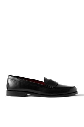 Enfants Riches Deprimes Logo-Debossed Leather Penny Loafers