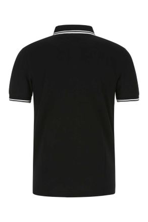 Fred Perry Twin Polo Shirt - Black