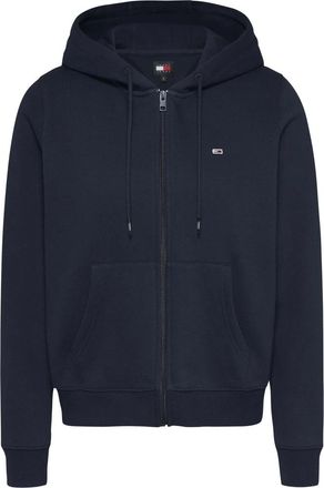 Tommy Jeans Sudadera con cremallera y bordado de bandera en forro polar - Sweatshirts & Hoodies - Mujer - Azul - XS