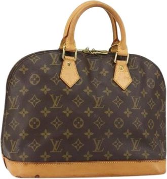 Louis Vuitton Pre-owned Handbags, female, Brown, Size: ONE SIZE Pre-owned Vintage Canvas Handbag