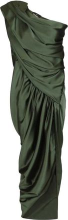 Vivienne Westwood Rill Dress - Dames - Avondkleed - Groen - S - Polyester - Kleedjes