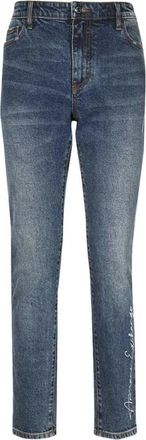 A|X Armani Exchange Indigo Denim Slim-fit Jeans - Dames - Slim Fit Jeans - Blauw - W26 - Denim - Jeans