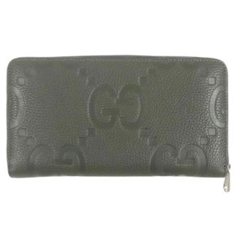 Gucci Pre-owned Lange portemonnee (bi-fold) - Heren - Vintage Accessoires - Groen - ONE Size - Leer - Vintage