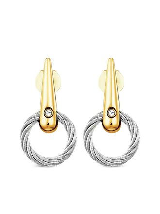 Charriol Zen Extension earrings - Gold