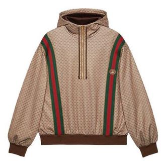 Gucci Mens Gucci FW21 Micro Mark Knit Hood Brown 655153-XJDFB-2100