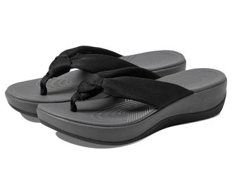Clarks Arla Glison Womens Sandals Black Heather Fabric : 10 B - Medium, Textile