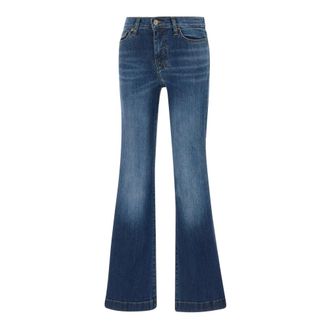 7 For All Mankind Flare Jeans, female, Blue, W25, Dojo Gran Canyon Flared Jeans