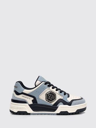 Philipp Plein Predator V2 Low-Top Leather Trainers with Hexagon Logo