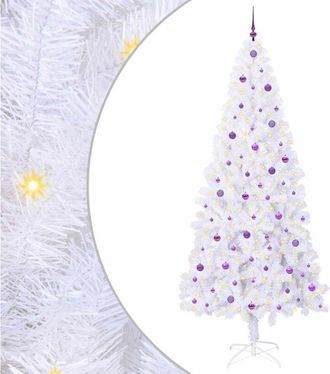 vidaXL &Aacute;rbol De Navidad Artificial Con 300 Led 240 Cm Pvc Y Acero Vidaxl