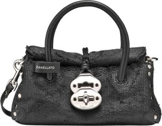 Zanellato Dotta CBI Baby - Dames - Handtassen - Zwart - ONE Size - Tassen