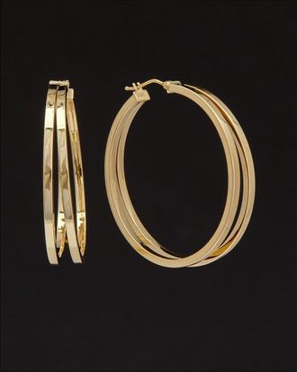 Italian Gold, Inc 14K Italian Gold Double Hoops