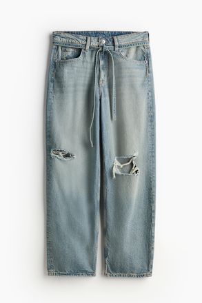 H&M Super Baggy Low Jeans - Blue