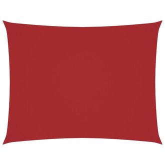 Berkfield Home Sunshade Sail Oxford Fabric Rectangular 2x3 m Red