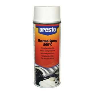 Presto Presto - Pintura En Aerosol Thermo Profesional 500gradc Blanco Aerosol 400 Ml (por 6)