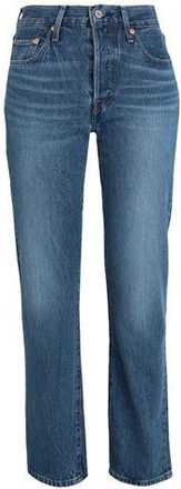 Levi's 501 JEANS FOR WOMEN MED INDIGO - WORN IN