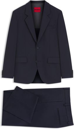 HUGO BOSS Two-piece modern-fit suit in stretch twill