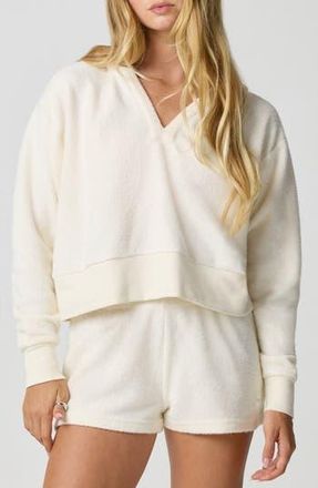 Florence By Mills Supersoft Crop Hoodie in Jet Stream at Nordstrom Rack, Size X-Small