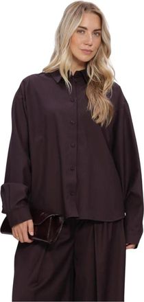 Gestuz GZschany Shirt - Dames - Overhemden - Bruin - XS - Polyester - Overhemden