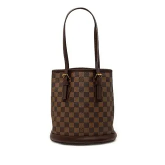 Louis Vuitton Pre-owned Bucket Bags, female, Brown, Size: ONE SIZE Pre-owned The Marais Bucket Bag