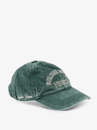 Golden Goose Mens Cotton Hat Green