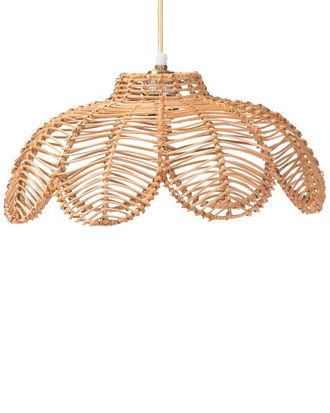 Baxton Studio Neorah Natural Rattan Pendant Lampshade