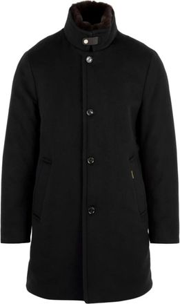 Moorer Single-Breasted Coat - Heren - Mantel - Blauw - 2XL - Jassen