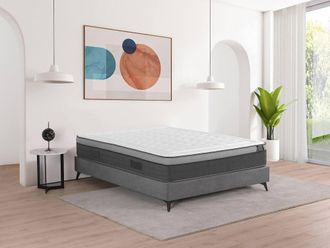 Vente-Unique Mattress 180 X 200 Cm Hybrid Pocket Spring Hybrid 7-Zone Pocket Spring in White | Size: Double