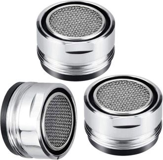 OEM Set Di 3 Aeratori Per Rubinetto Da 24 Mm Per Bagno E Cucina, Aeratore A Risparmio Idrico Con Guarnizione Impermeabile Per Lavello