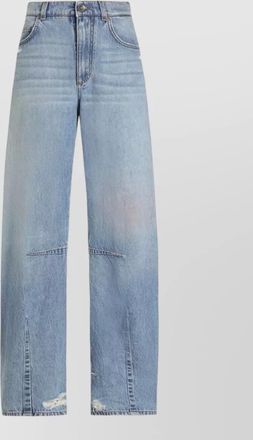 Dolce & Gabbana cotton denim jeans regular fit wide leg