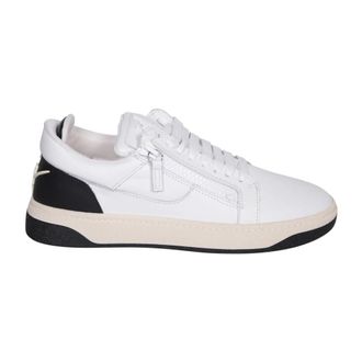 Giuseppe Zanotti Schoenen, Heren, Wit, 42 EU, Leer, Leather Sneakers