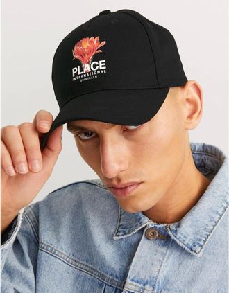 Jack & Jones Jack & Jones Mens Baseball Cap - Black - Size: MENS